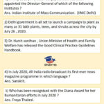 Current Affairs Questions And Answers Pdf In 2020 Current Affairs