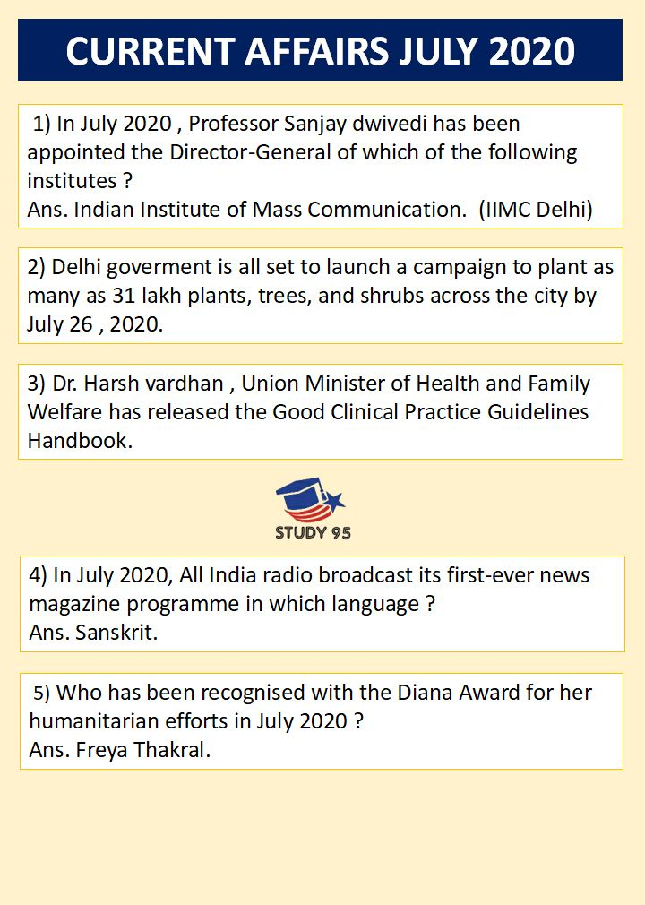 Current Affairs Questions And Answers Pdf In 2020 Current Affairs 