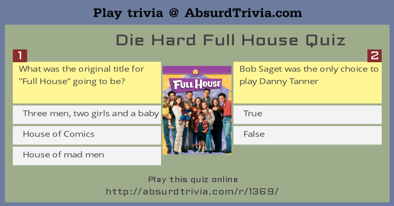 Die Hard Trivia Questions And Answers