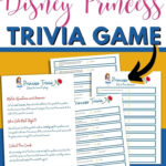 Disney Princess Trivia Questions And Answers For A Party Free Printable