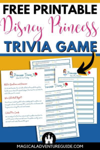 Disney Princess Trivia Questions And Answers For A Party Free Printable