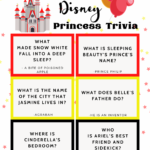 Disney Princess Trivia Quiz FREE PRINTABLE The Life Of Spicers