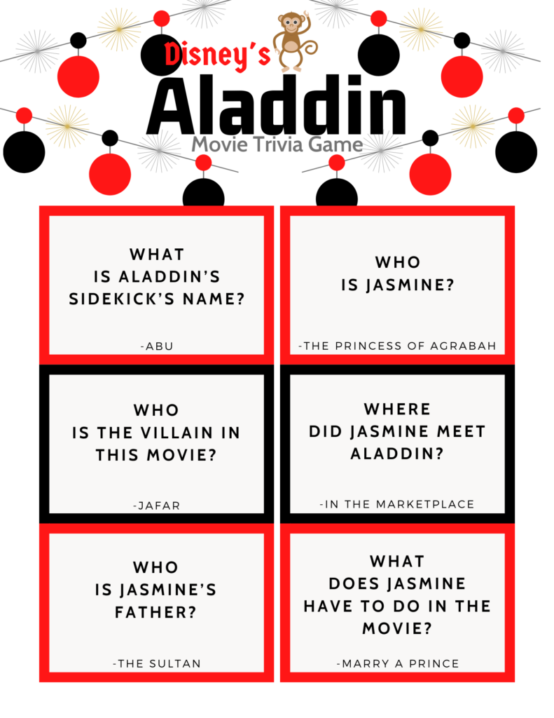 Disney Trivia Aladdin Best Movies Right Now