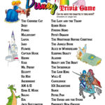 Disney Trivia Match Game Oscar Party Games Disney Trivia Questions