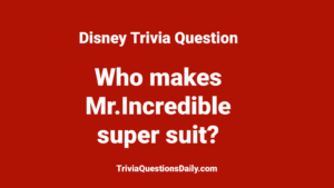 Disney Trivia Trivia Questions Daily