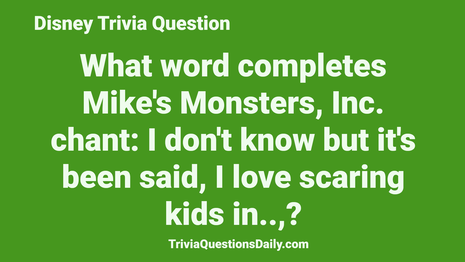 Disney Trivia Trivia Questions Daily