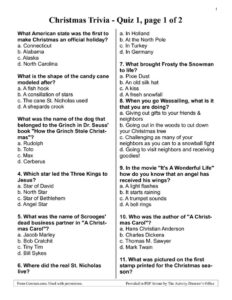 Easy Trivia Questions And Answers Printable PrintableTemplates