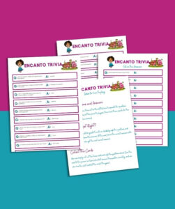 Encanto Trivia Questions And Answers For A Party Free Printable