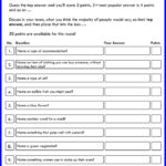 Family Fortunes Quiz Questions And Answers Game Lots To Choose From
