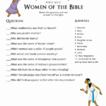 Free Bible Quiz Women Of The Bible Marcie Bible