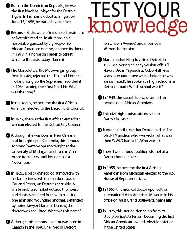 Free Printable Black History Trivia Questions And Answers PRINTABLE 