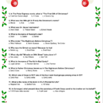 Free Printable Christmas Movie Trivia Quiz