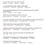 Free Printable Halloween Trivia Quiz For Adults