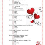 Free Printable Valentine S Day Trivia Questions And Answers Printable