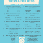 Fun Trivia For Kids And Adults Free Printables Mom Wife Wine