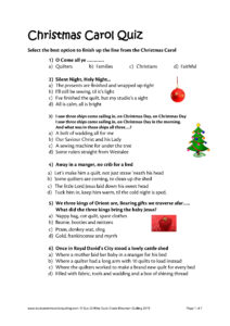 Funny Christmas Trivia Multiple Choice Idalias Salon