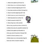 Geography Quiz Worksheet Free ESL Printable Worksheets Made By Teachers