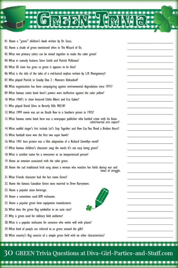 Green Day Trivia Questions And Answers