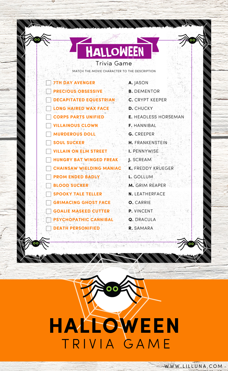 Halloween Trivia Questions And Answers Free Printable Free Printable