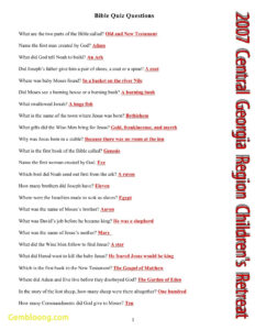 Hard Easter Quiz On Resurrection Of Jesus Free Printable Bible Trivia