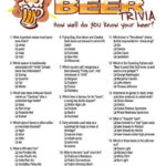 Image Result For Funny Trivia Questions And Answers Printable Beer