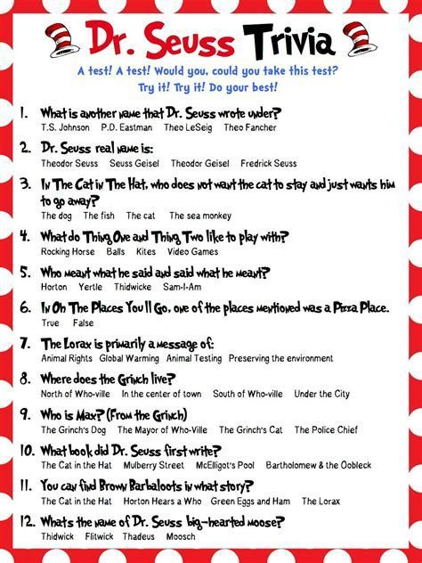 Trivia Questions And Answers Funny Printable