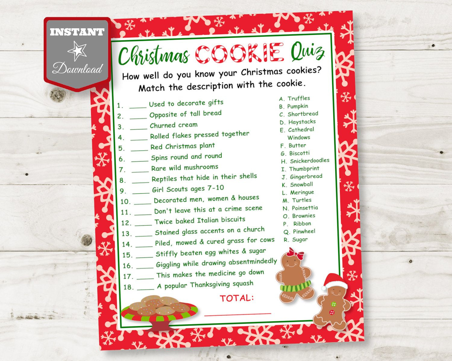 Christmas Cookie Trivia Questions And Answers | Trivia Questions and Answer