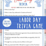 Labor Day Trivia Game Labor Day Printable Games America Trivia Game