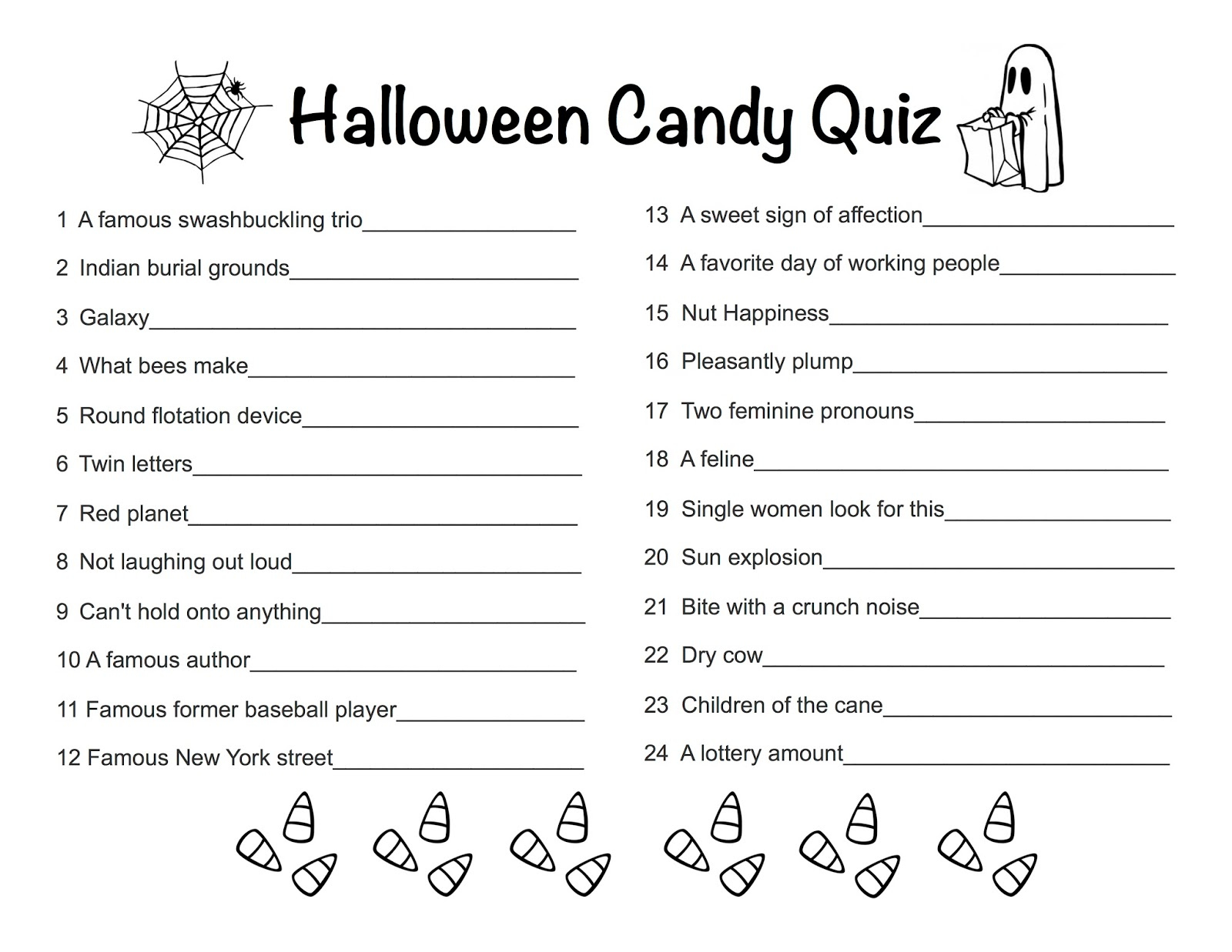 Halloween Candy Trivia Questions And Answers