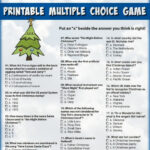 Multiple Choice Easy Christmas Trivia Questions And Answers Printable
