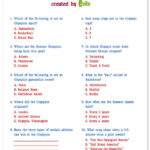 Multiple Choice Sports Trivia Questions And Answers Quiz