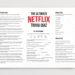 Netflix Quiz TV Quiz Night Family Trivia Night Television Game