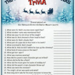 Nightmare Before Christmas Trivia Game Christmas Trivia Holiday