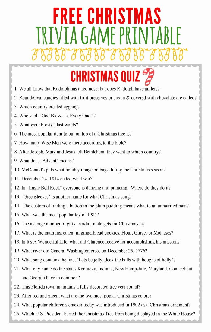 Pin On Christmas Trivia