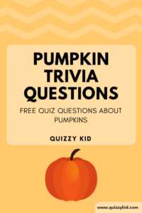Pin On Pumpkin Trivia