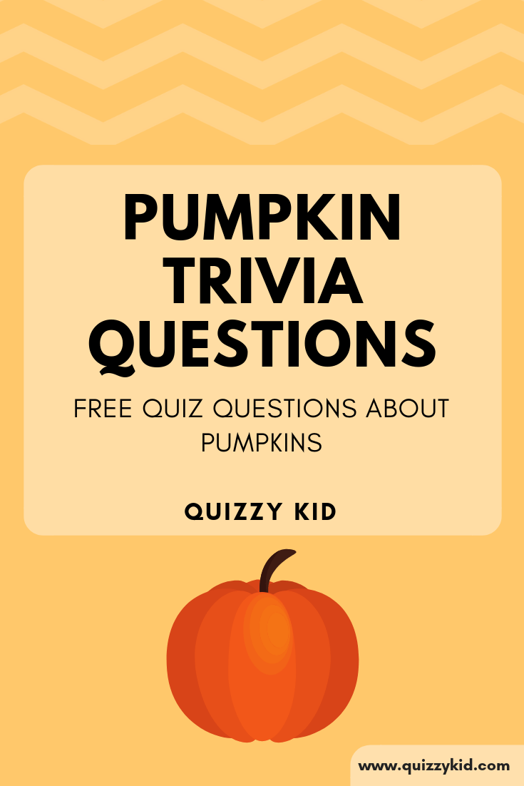 Pin On Pumpkin Trivia