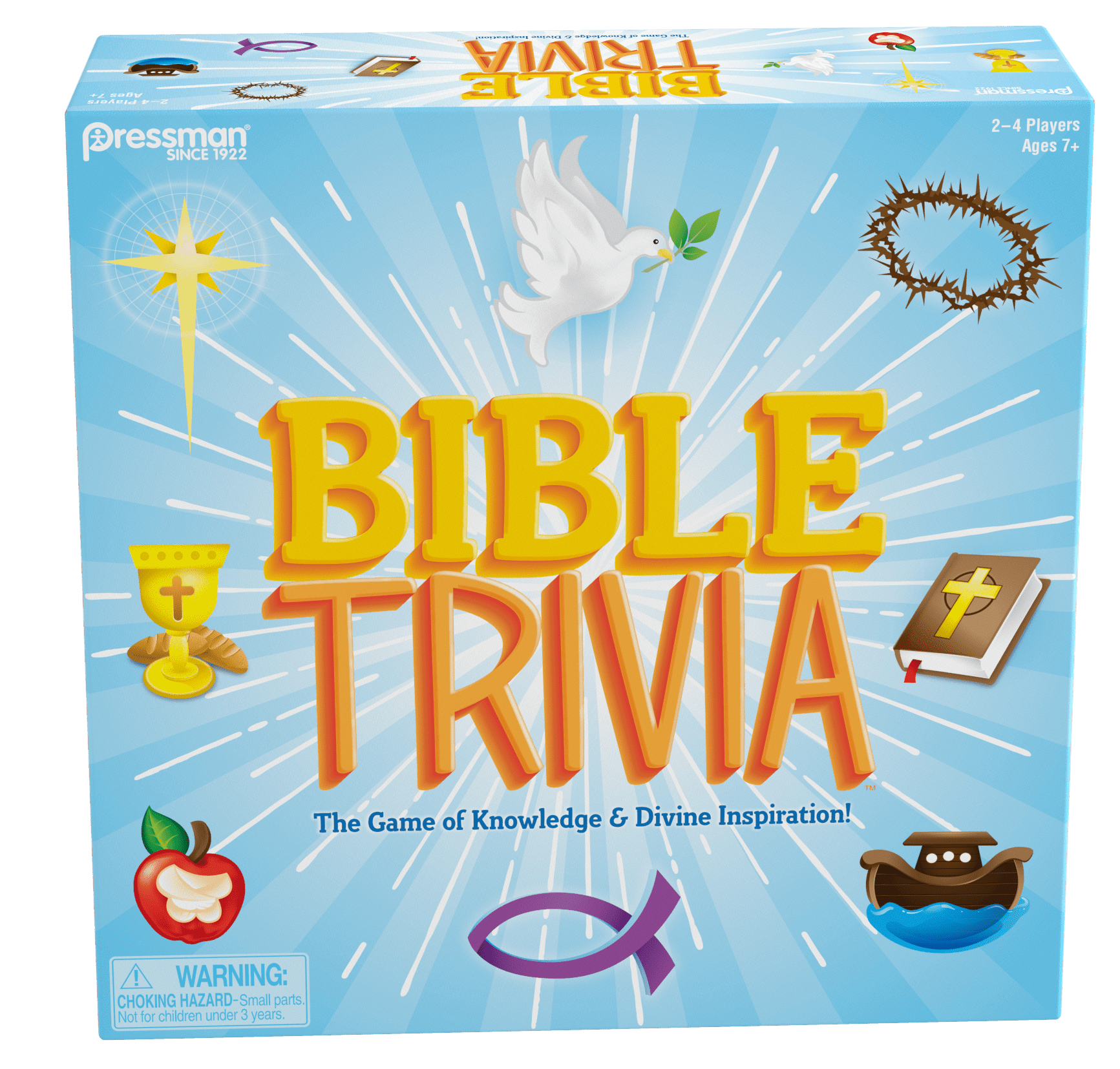 Pressman Bible Trivia Board Game The Game Of Knowledge And Divine 