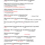 Printable 4Th Of July Trivia Questions And Answers 10 Best Fourth Of