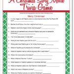 Printable A Christmas Story Movie Trivia Christmas Trivia Fun