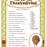 Printable This That Thanksgiving Trivia Funsational