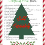 Printable White Christmas Movie Trivia Christmas Party Game Etsy