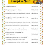 Pumpkin Quiz Trivia Quiz Halloween Quiz Trivia