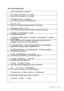 Quiz Questions About Melbourne QUIZ