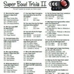 Super Bowl Trivia Questions Last Updated Feb 12 2022 Super Bowl