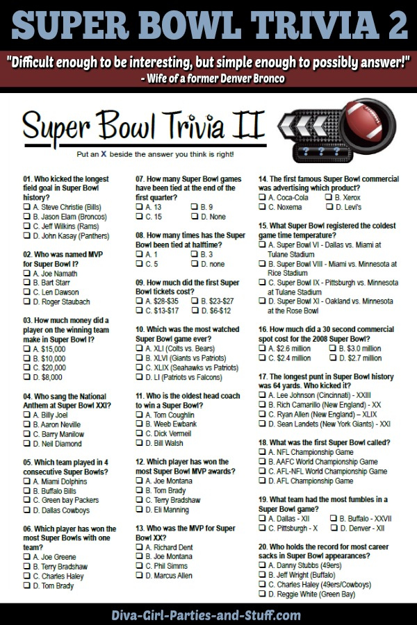 NFL Trivia Questions And Answers 2023
