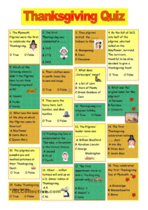 Thanksgiving Quiz Thanksgiving Facts Thanksgiving Quiz Thanksgiving