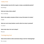 Thanksgiving Trivia Questions And Answers Image Thanksgiving Facts