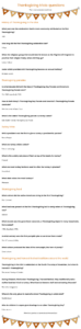 Thanksgiving Trivia Questions And Answers Image Thanksgiving Facts