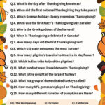 Thanksgiving Trivia Questions Answers Meebily
