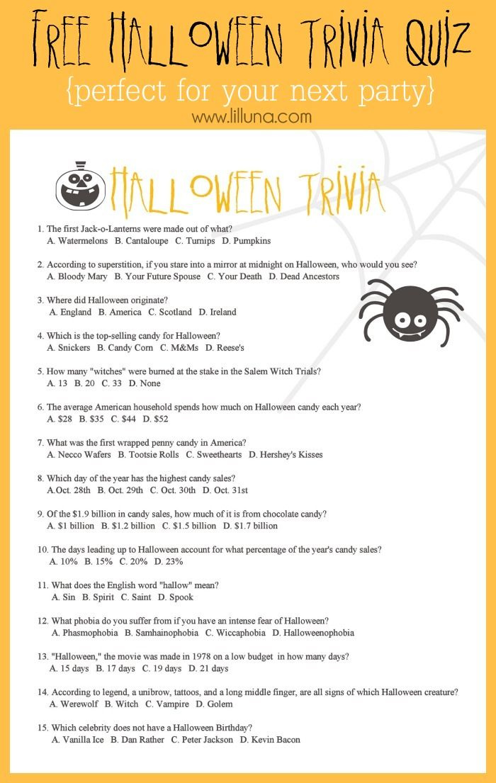 The 25 Best Halloween Trivia Ideas On Pinterest Baby Trivia Baby 